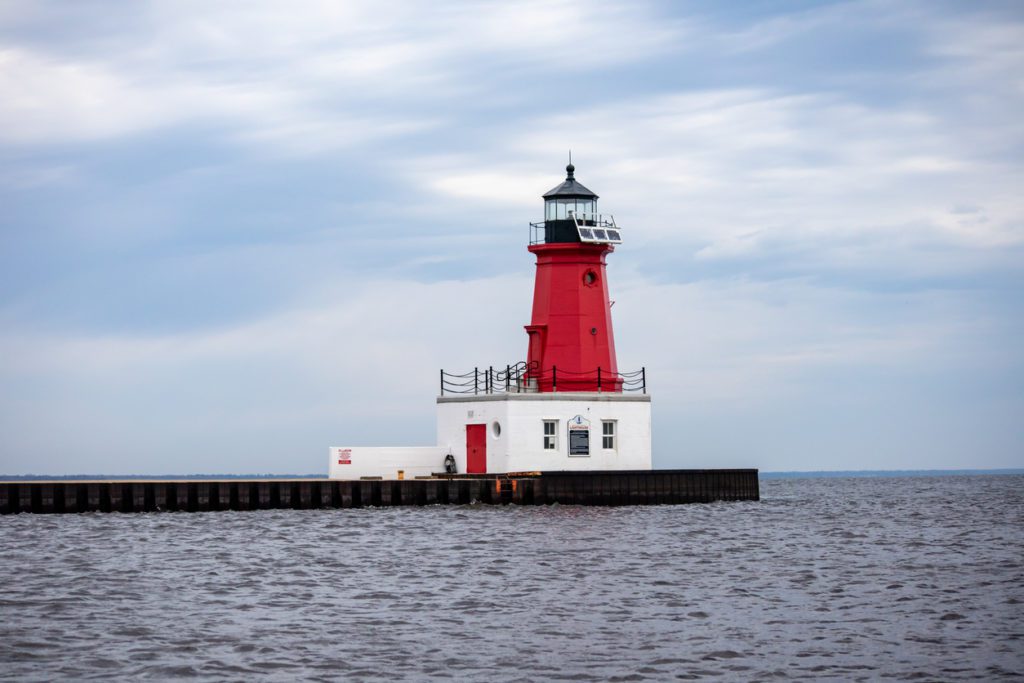 lighthouse in marinette wisconsin